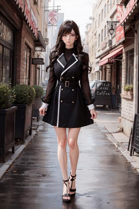Trench Dress | Formal Attire By - 7ELIX