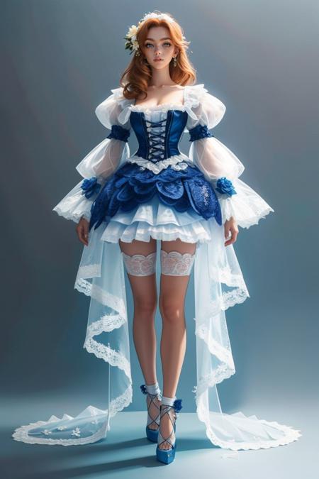 Blue Lace Dress版本v1.0 (ID: 424888)