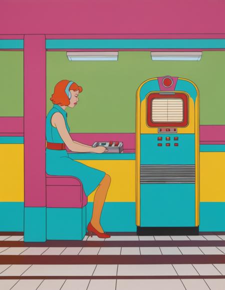 Flat colors - SDXL 1.0