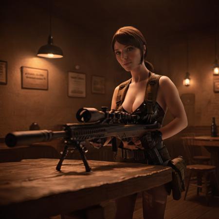 Quiet - Metal Gear series - Realistic SDXL