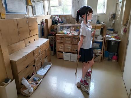 学校 School Building Scenery LoRA