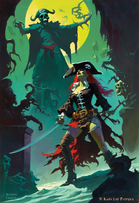 Pulp fantasy visual element wildcards