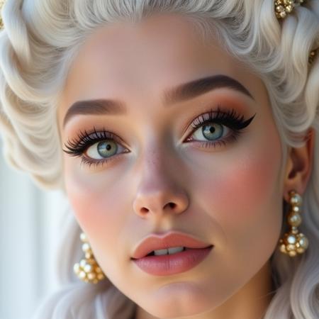 Baroque/rococo hair for FLUX