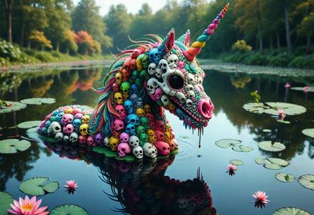 Colorful Skulls - World Morph