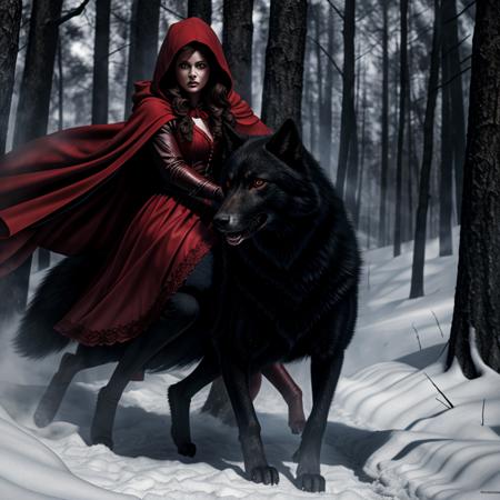 Little Red Riding Hood XL + SD1.5 + F1D