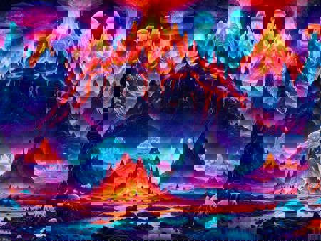 Otherworldly Colorscapes XL