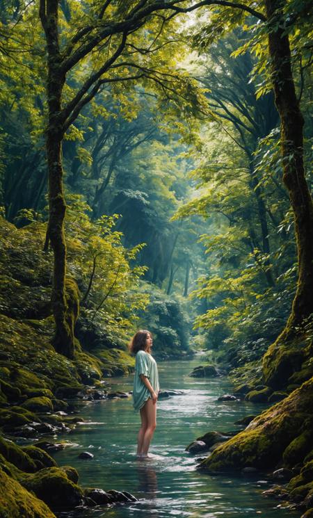 The forest light