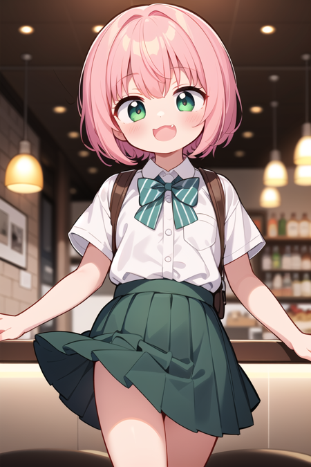 Smug mouth with fang / 八重歯付きのニヤけた口