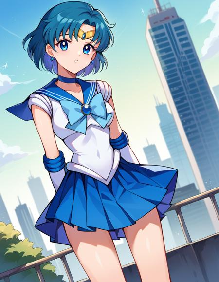 Ami Mizuno (水野 亜美) / Sailor Mercury (セーラーマーキュリー) - Sailor Moon (美少女戦士セーラームーン) - COMMISSION W/ DATASET