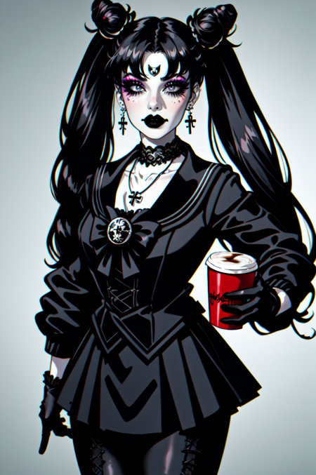 Sailor Moon Goth (Prompt like a Pro Textual Inversions!)