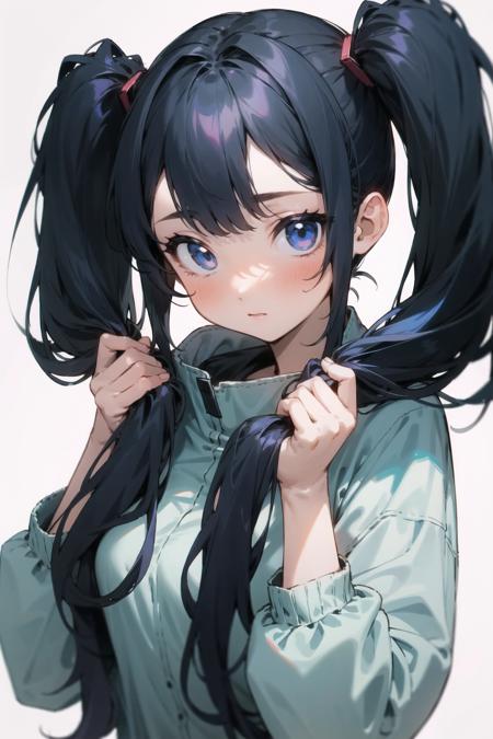 [Pose] Holding Twintails