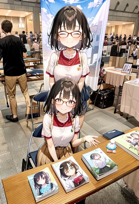 同人誌即売会 / Doujinshi convention SDXL