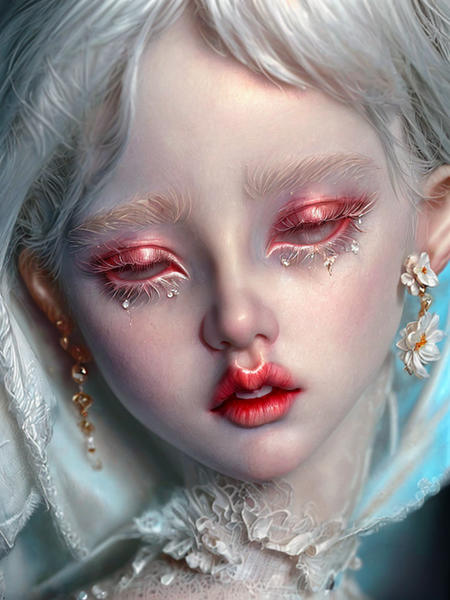 Mix of marble dolls