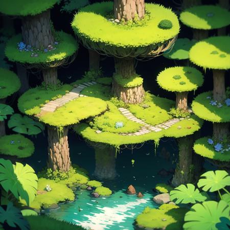 Abandoned Land - Game Scene Conceptual Design - Fantasy/Mythical Legend/2.5D