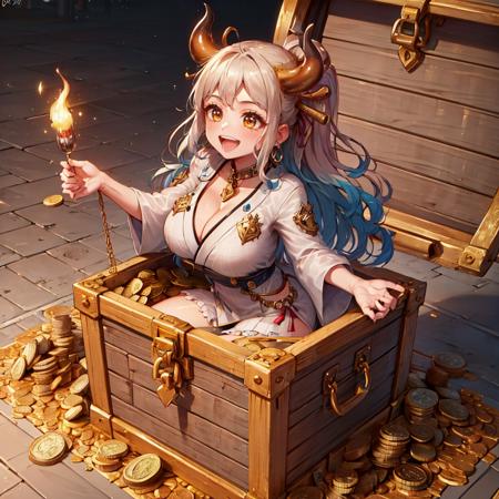 Treasure Chest Gift / Concept/ Pose/ by YeiyeiArt
