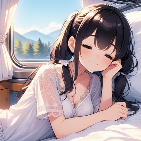 girl like train roomette