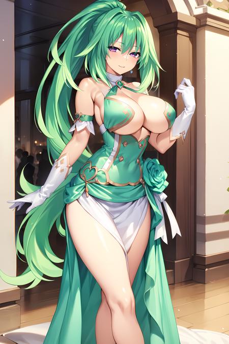 Green Heart/グリーンハート - Hyperdimension Neptunia/超次元ゲイム ネプテューヌ Animagine XL 3.1+IllustriousXL