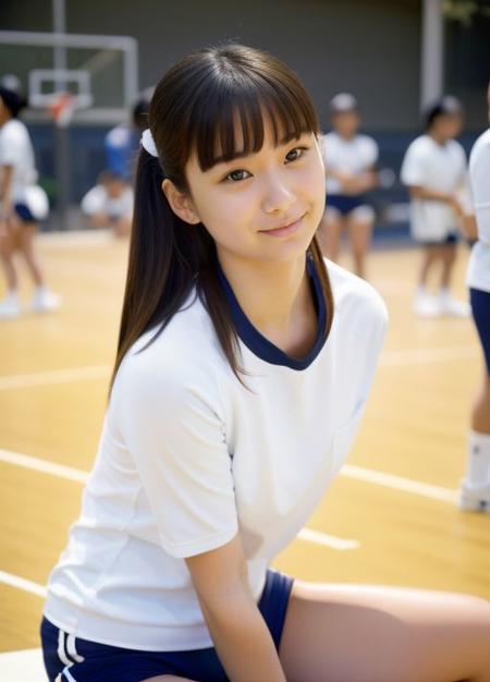 日本の体操服/ Traditional Japanese gym uniforms.