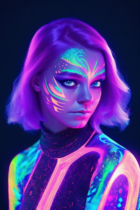 Blacklight Makeup — SDXL LoRA