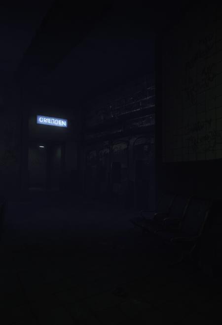 [Urban Abandoned] Abandoned Subway Station Style Background