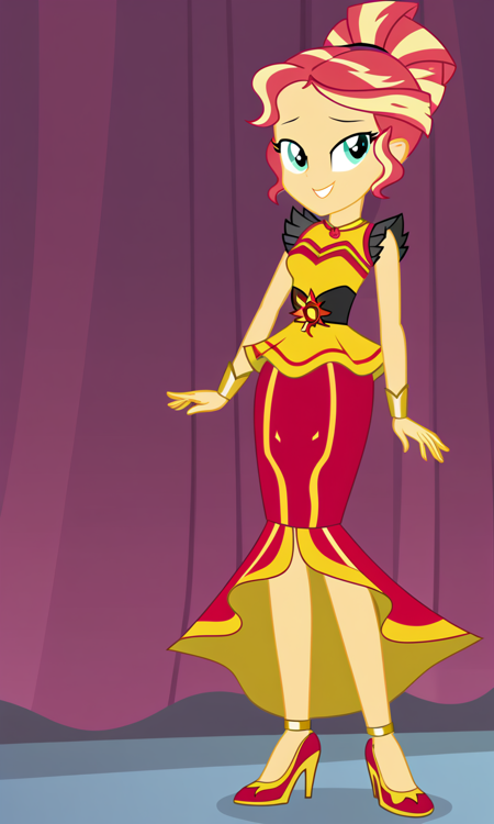 Sunset Shimmer flamenco beta