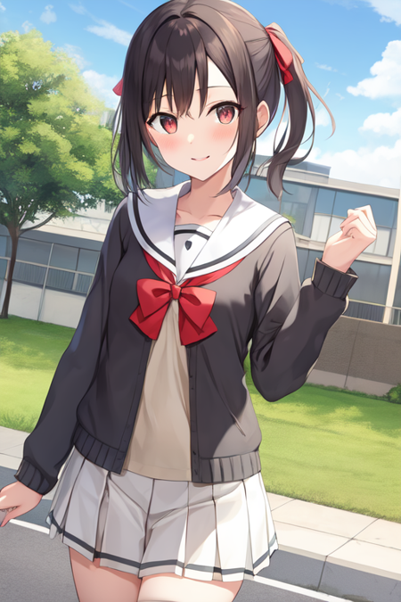 Sanshuu Middle School Uniform (from Yuuki Yuuna is a Hero)版本v1.0 (ID: 134233)