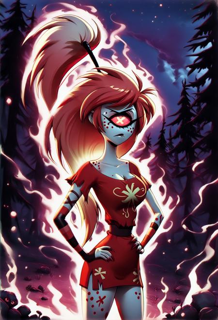 Fire Girl & Fire Aura [Pony XL]