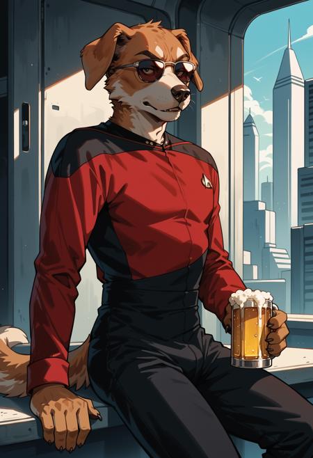 Star Trek TNG uniforms (standalone for early seasons version update) (pony)