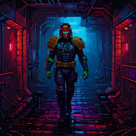 Judge Dredd Comic Style (SDXL)版本v2.0 (ID: 417542)