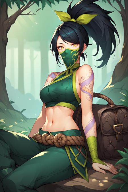 Akali (League of Legends) - Comission LoRA PonyXL [NSFW Support]