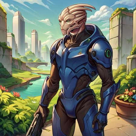 Turian (Male + Female) - Mass Effect Concept Lora - PonyXL