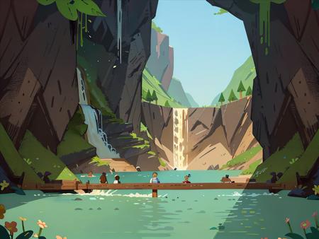 Landscape illustration