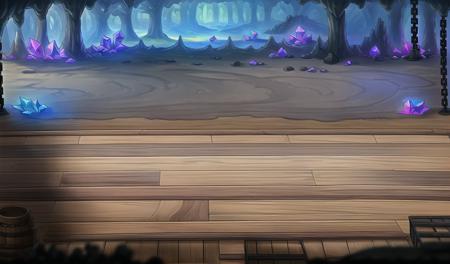 Horizontal plate scene
