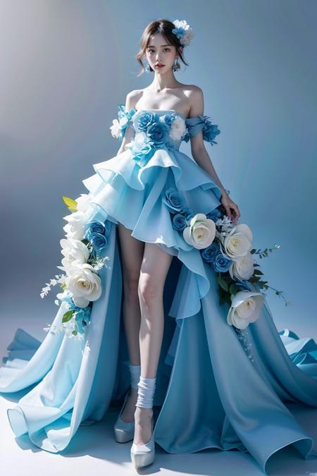 JAY - BLUE FLOWER DRESS版本v2.0 (ID: 614447)
