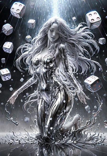 Liquid Fluid Metal XL - Dream Diffusion - By DICE