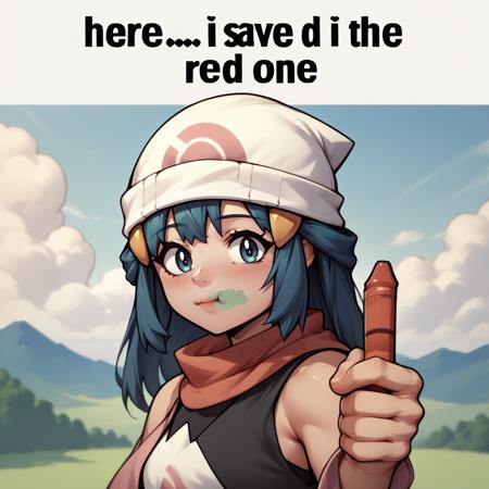 Here i Saved You the Red One Meme | Concept (Pony XL LoRA)