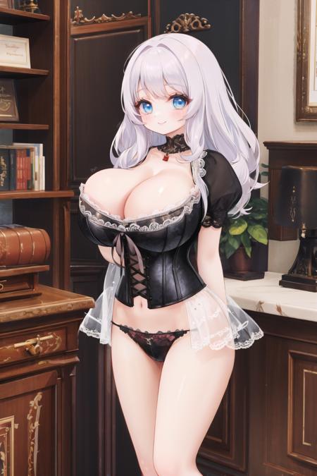 Puffy Sleeve Corset Tops