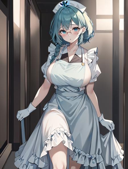 Long Puffy Nurse Uniform