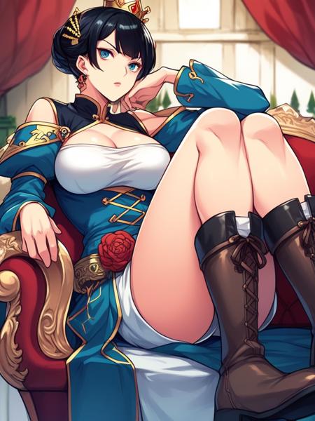 Fantasy/Isekai anime noble woman dress