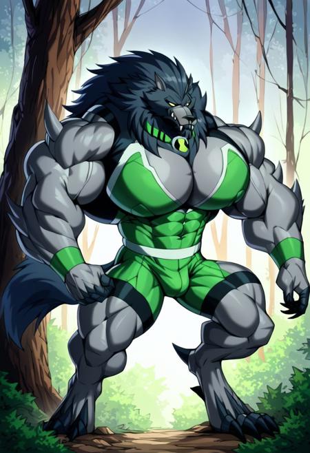 Blitzwolfer/Benwolf | Ben 10 Omniverse | Pony XL