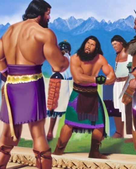 Mormon Bible Illustration