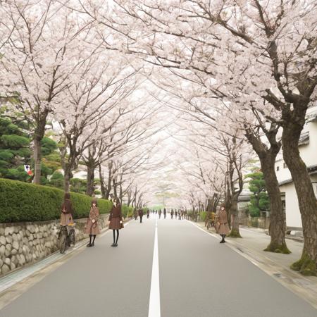 日本の住宅街の道路 / Residential streets in Japan SDXL