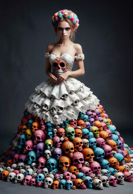 Colorful Skulls - World Morph