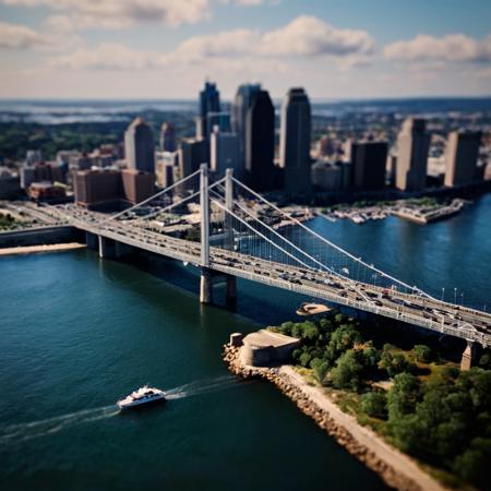 Tilt shift photography style XL + F1D
