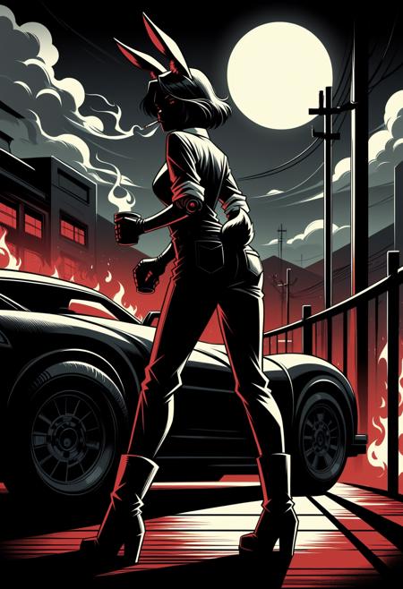 Lunar Noir Style - Lora Flux | Pony