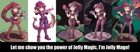 TheFoodMage - JellyMage Character LoRA