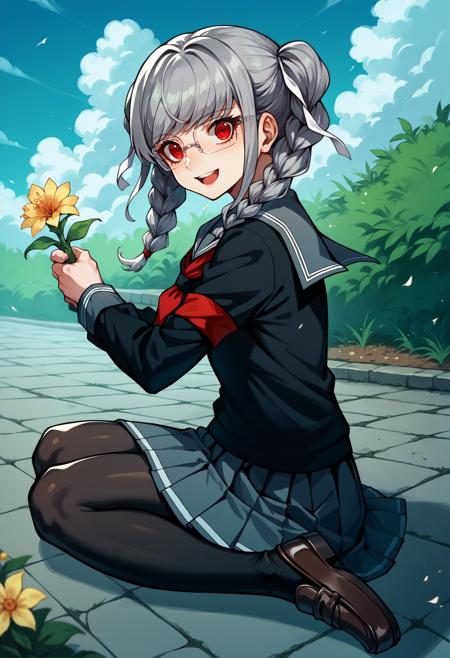 Peko Pekoyama, 3 outfits (Danganronpa 2: Goodbye Despair) [Pony Diffusion]
