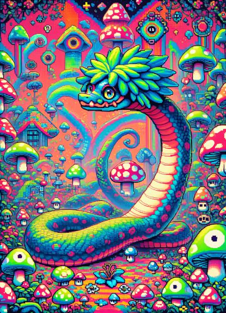 DonM - Shroom Kingdom 8bit [SD,SDXL,Pony]