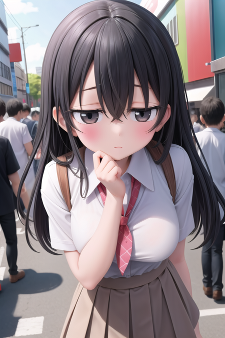 Worried eyes / 困り顔の眼
