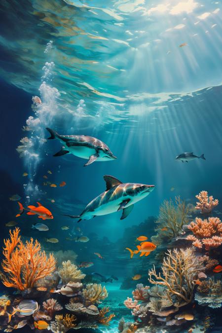 style of underwater sea life 341
